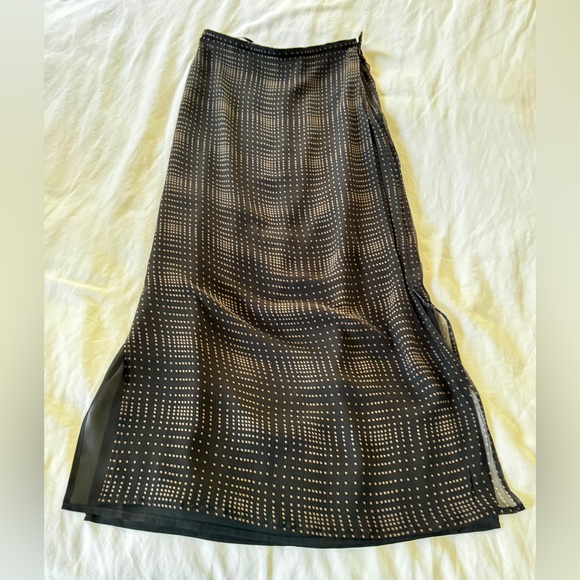 Silk Straight Skirt - Picture 1 of 6